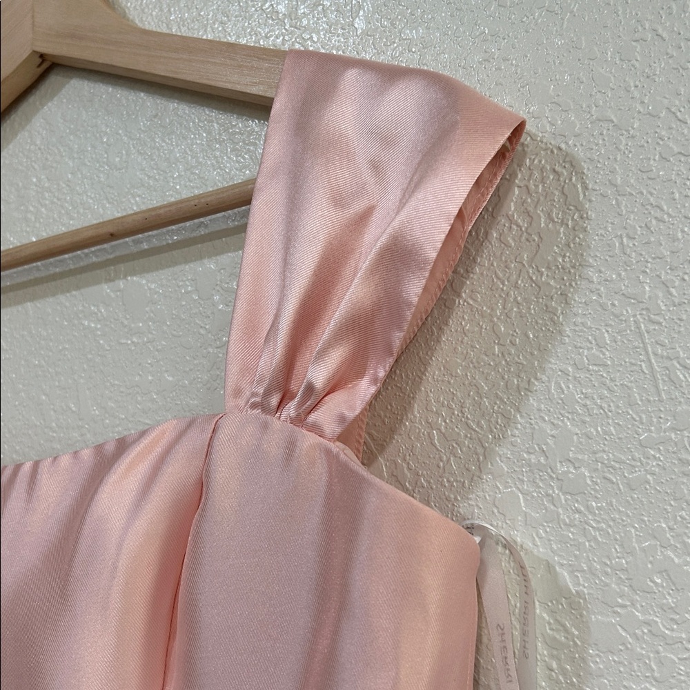 SHERRI HILLL WOMENS STRAPPED MIKANO MERMAID GOWN WITH SKIRT PINK Sz 6 - Picture 7 of 15